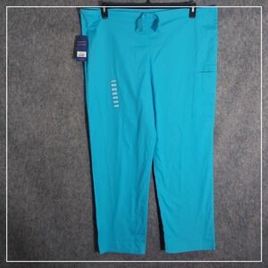 Cherokee L Blue Scrub Pants Healthcare Professional‎ Clean Utility Work Style